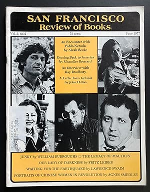 Image du vendeur pour San Francisco Review of Books, Volume 3, Number 2 (III; June 1977) mis en vente par Philip Smith, Bookseller