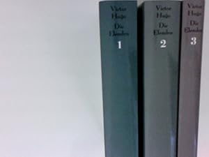 Bild des Verkufers fr Die Elenden. Les Misrables, 3 Bde. Band 1, Erster Teil: Fantine. Zweiter Teil: Cosette. Band 2, Dritter Teil: Marius. Vierter Teil: Idyll und Epope. Band 3, Fnfter Teil: Jean Valjean. - Anmerkungen zum Verkauf von Antiquariat Buchhandel Daniel Viertel