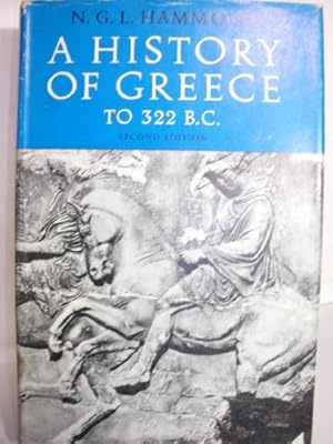 Imagen del vendedor de History of Greece to 322 B.C. a la venta por WeBuyBooks