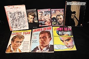 Seller image for James Dean Collection: James Dean Revisited (Photographic Biography)  Hill Number One (Digitally Remastered DVD)  The James Dean Story (Digitally Mastered DVD)  4 Original 1956 Magazines (The Real James Dean Story  Official James Dean Anniversary Book  James Dean Album  Jimmy Dean Returns) for sale by ShiroBooks