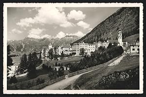 Ansichtskarte Pontresina, Ortsansicht im Bergidyll