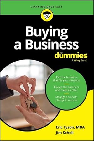 Bild des Verkufers fr Buying a Business For Dummies zum Verkauf von AHA-BUCH GmbH