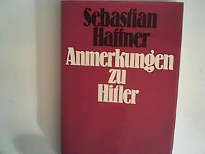 Seller image for Anmerkungen zu Hitler for sale by ANTIQUARIAT FRDEBUCH Inh.Michael Simon