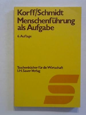 Seller image for Menschenfhrung als Aufgabe. for sale by ANTIQUARIAT FRDEBUCH Inh.Michael Simon