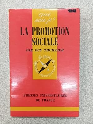 Seller image for Que sais je? LA PROMOTION SOCIALE for sale by Dmons et Merveilles