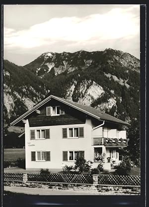 Bild des Verkufers fr Ansichtskarte Bad Oberdorf, Pension Haus Claudia gegen die Berge, Eisenhammerweg 31 zum Verkauf von Bartko-Reher
