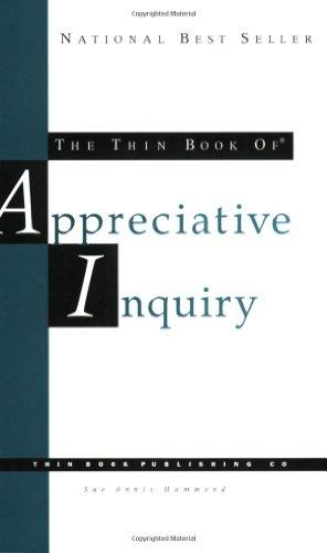 Bild des Verkufers fr The Thin Book of Appreciative Inquiry (Thin Book Series) zum Verkauf von WeBuyBooks