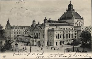 Ansichtskarte / Postkarte Frankfurt am Main, Neues Schauspielhaus