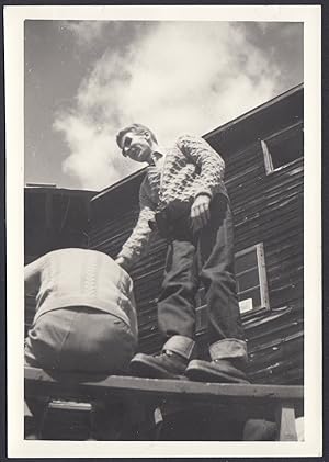 San Vigilio di Marebbe (BZ) 1950, Rifugio Fanes, Fotografia vintage