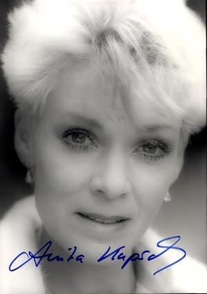 Bild des Verkufers fr Ansichtskarte / Postkarte Schauspielerin Anita Kupsch, Portrait, Autogramm zum Verkauf von akpool GmbH