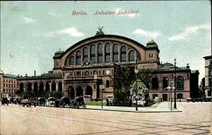 Ansichtskarte / Postkarte Berlin Kreuzberg, Anhalter Bahnhof