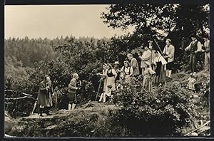 Ansichtskarte Thale, Das Harzer Bergtheater zu den IV. Deutschen Festspielen 1957, Der Vogelhändler