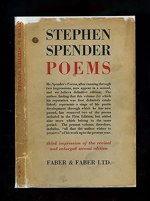 POEMS (Second edition - revised and enlarged, third printing from 1939)