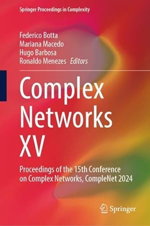 Imagen del vendedor de Complex Networks XV a la venta por moluna