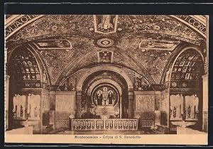 Cartolina Montecassino, Cripta di S. Benedetto