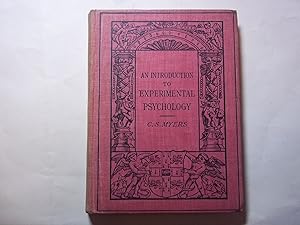 Imagen del vendedor de An Introduction to Experimental Psychology. The Cambridge Manuals of Science and Literature. a la venta por Carmarthenshire Rare Books