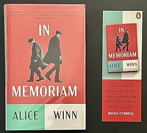 In Memoriam - Signed Lined Dated & Located Uk 1st Ed. 1st Print HB + Promo Bookmark, Event Ticket...
