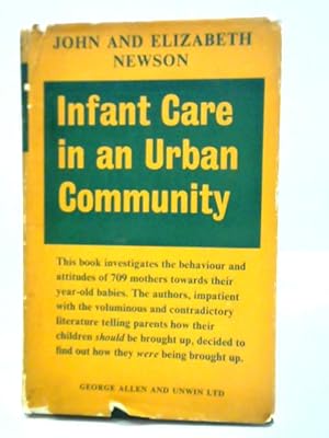 Bild des Verkufers fr Infant Care in an Urban Community zum Verkauf von World of Rare Books