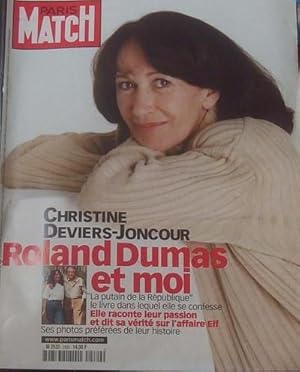 Image du vendeur pour Paris match 2580 Christine Deviers Joncour Dumas mis en vente par Librairie La cabane aux bouquins