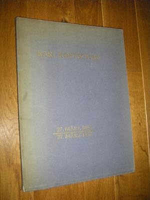 Karl Koetschau von seinen Freunden und Verehrern zum 60. Geburtstag am 27. März 1928. Beiträge zu...