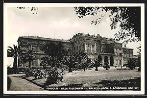 Cartolina Frascati, Villa Falconieri, il Palazzo