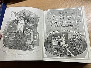 Imagen del vendedor de RARE* 1838 "THE UNIVERSAL ENGLISH DICTIONARY" BARCLAY 9 MAPS 2kg BOOK a la venta por REAYTRO
