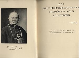 Das neue Priesterseminar der Erzdiözese Kön in Bensberg. Zur Einweihung am 27. April 1929 am Fest...