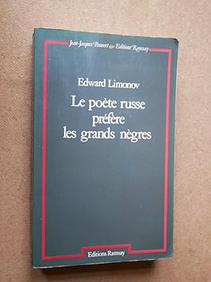 Immagine del venditore per Le Pote Russe prfre les Grands Negres venduto da Guy David Livres Noirs et Roses