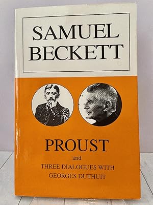Seller image for Proust and Three Dialogues for sale by PorterMonkey Books