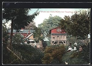 Ansichtskarte Teupitz a. See, Gasthaus Hohe-Mühle