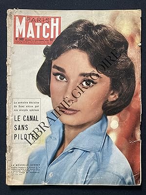 PARIS MATCH-N°389-SAMEDI 22 SEPTEMBRE 1956-AUDREY HEPBURN