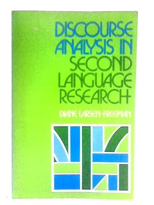 Image du vendeur pour Discourse Analysis in Second Language Research mis en vente par World of Rare Books
