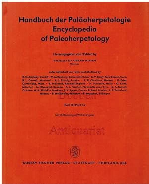 Handbuch der Paläoherpetologie Encyclopedia of Paleoherpetology. Teil 14/Part 14. Saurischia.