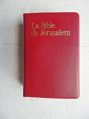Seller image for La Bible de Jrusalem: La sainte Bible for sale by La Bouquinerie des Antres