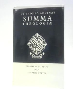 Bild des Verkufers fr Summa Theologiae, Volume II (1a. 75-83) Man zum Verkauf von World of Rare Books