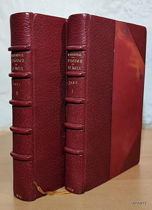 Seller image for Le Rouge et le noir Chronique de 1830 (deux volumes) for sale by Apart