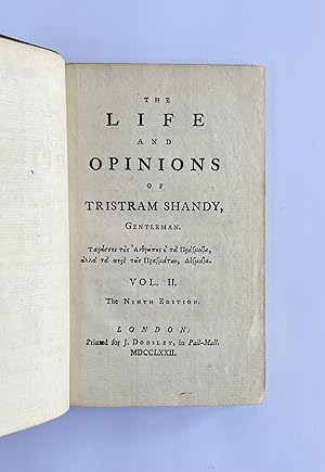 The Life and Opinions of Tristram Shandy, Gentleman. Vol. 2