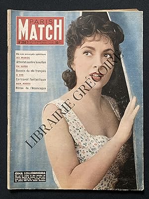 PARIS MATCH-N°259-DU 13 AU 20 MARS 1954-GINA LOLLOBRIGIDA