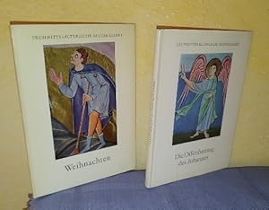 Immagine del venditore per Mittelalterliche Buchmalerei : Weihnachten + Die Offenbarung des Johannes venduto da AnimaLeser*Antiquariat