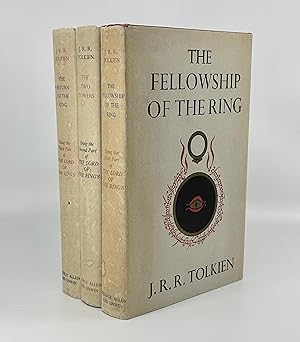 The Lord of the Rings: An Excellent Three-Volume First Edition Set, comprising The Fellowship of ...