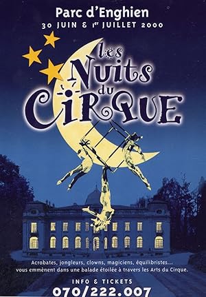 Les Nuits Du Cirque French Ballet Circus Theatre France Postcard