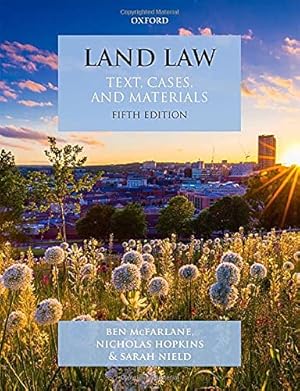 Immagine del venditore per Land Law: Text, Cases and Materials venduto da WeBuyBooks