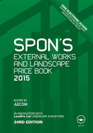Seller image for Spon's External Works and Landscape Price Book 2015 for sale by WeBuyBooks