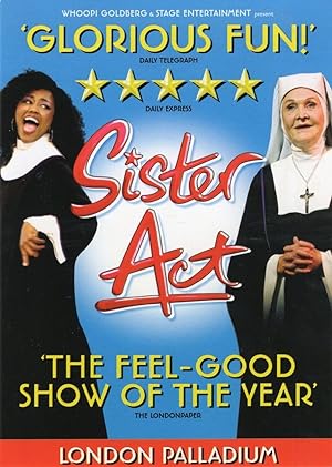 Sister Act The Musical London Palladium Rare Advertising Postcard