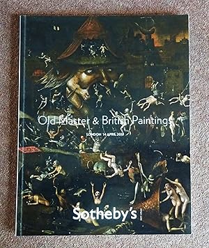 Old Master & British Paintings,14 April 2011., Sotheby's London Auction Sale Catalogue L11030