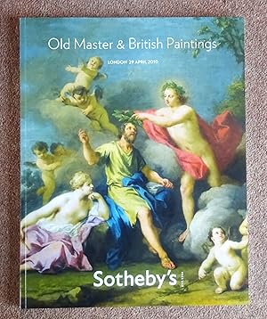 Old Master & British Paintings,29 April 2010., Sotheby's London Auction Sale Catalogue L10030