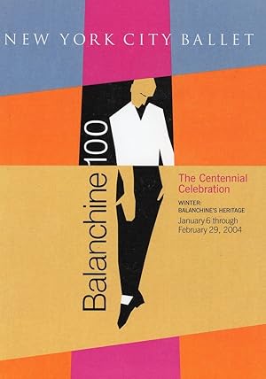 Balanchine 100 New York City Ballet American Theatre Show Postcard