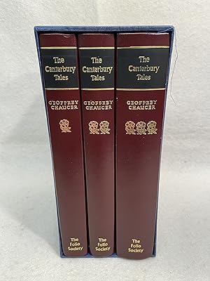 The Canterbury Tales. 3 Volumes (Set). Original Text Edited by F N Robinson, Translation by David...