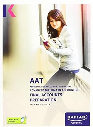 Seller image for FINAL ACCOUNTS PREPARATION - EXAM KIT for sale by WeBuyBooks