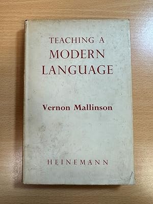 Seller image for Teaching a Modern Language for sale by Quality Books UK